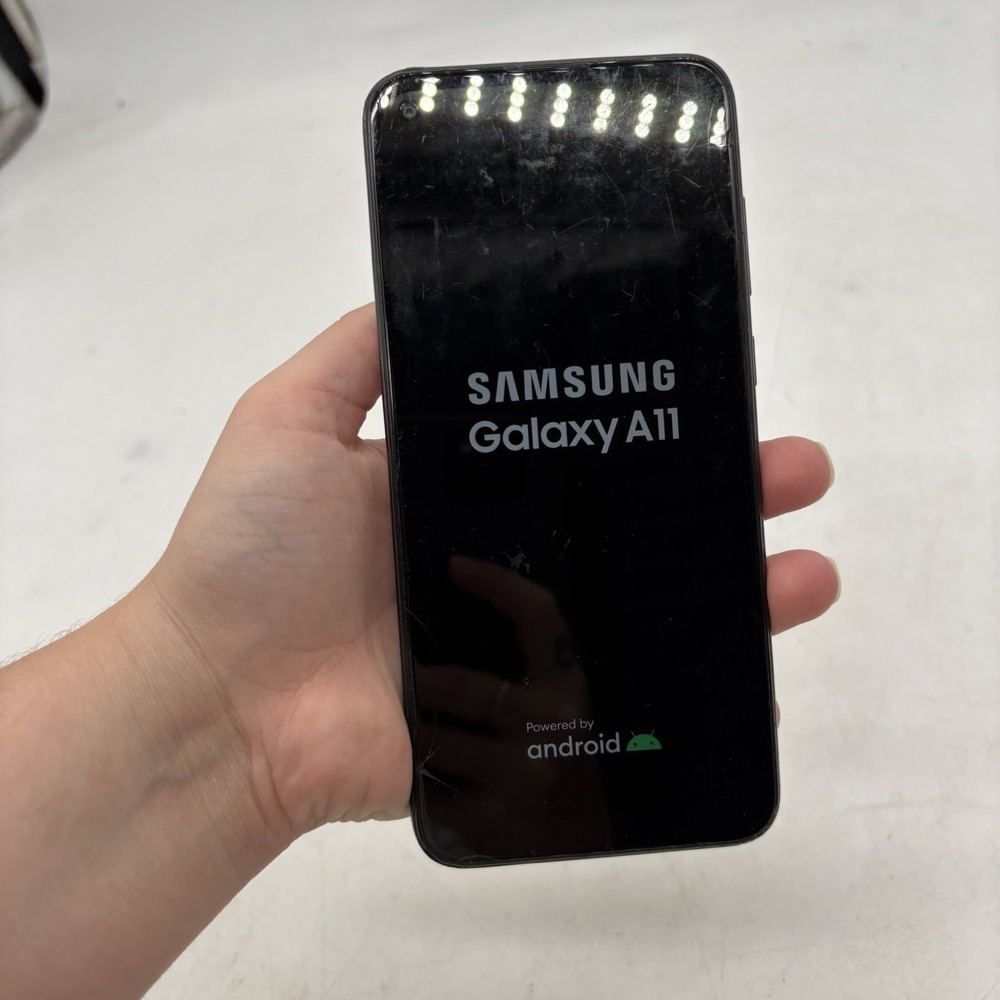 Samsung Galaxy A11 SM-S115A 32GB AT&T Black Android Smartphone Tested Working